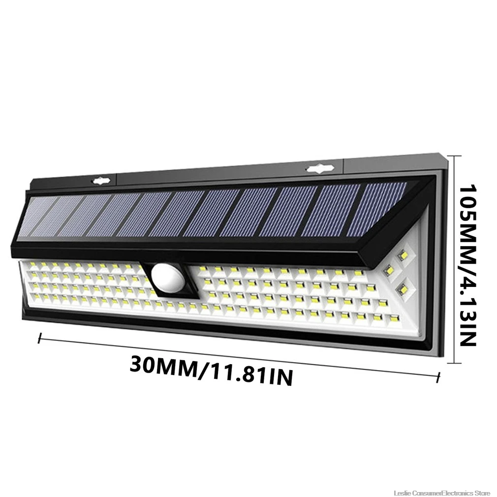 118LED Солнечная лампа Открытый сад Водонепроницаемый PIR датчик движения светильник энергосберегающий уличный садовый светильник