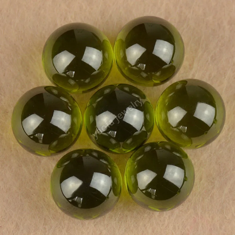 Распродажа 3 ~ 12 мм 5 А оливковые Зеленые Бусины без отверстий кубический циркон