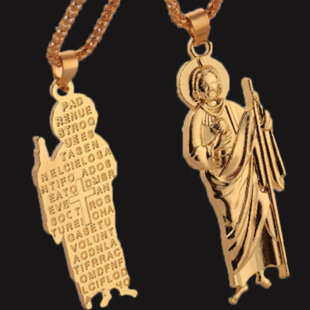 Ожерелье с кулоном Karopel Jesus Golden Virgin Mary модное ожерелье в стиле хип-хоп со льдом для