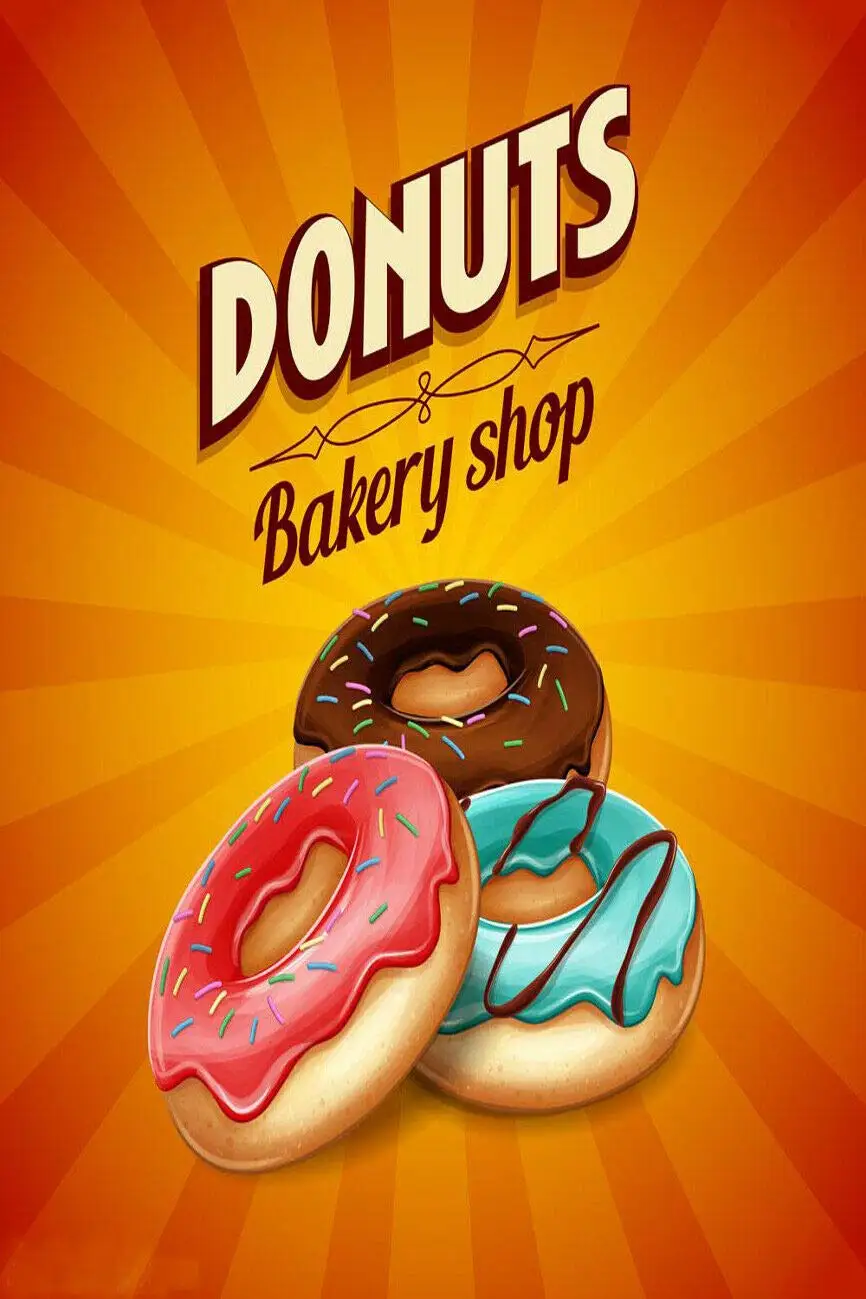 

Vintage Homemade Donuts Bakery Shop Metal Tin Sign 8x12 Inch Retro Home Kitchen Cafe Shop Office Bar Pub Wall Decor New