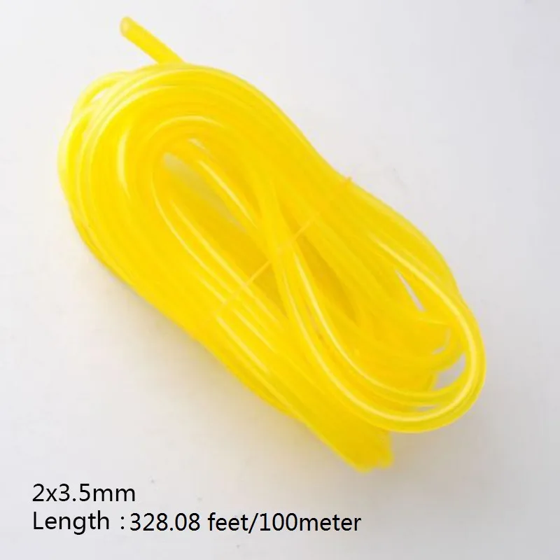

OD:3.5mm(0.14\\\" ) Fuel Line Replaces Gas engine machine Yellow Universal