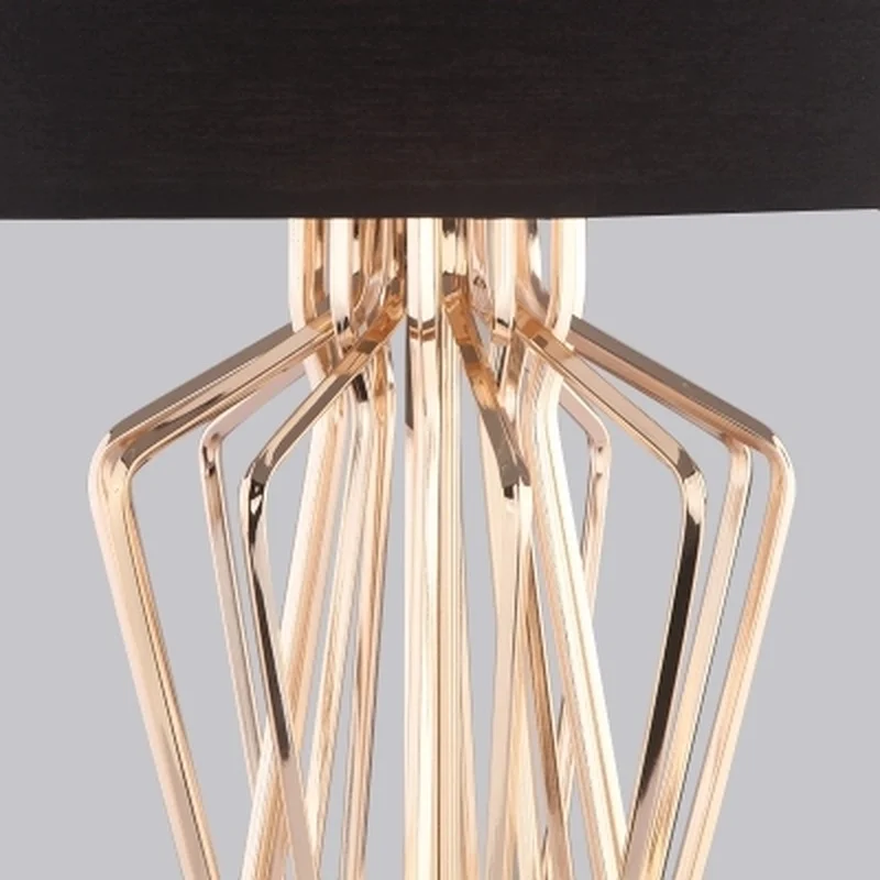 Современная настольная лампа с мраморной подставкой оригинальность металла