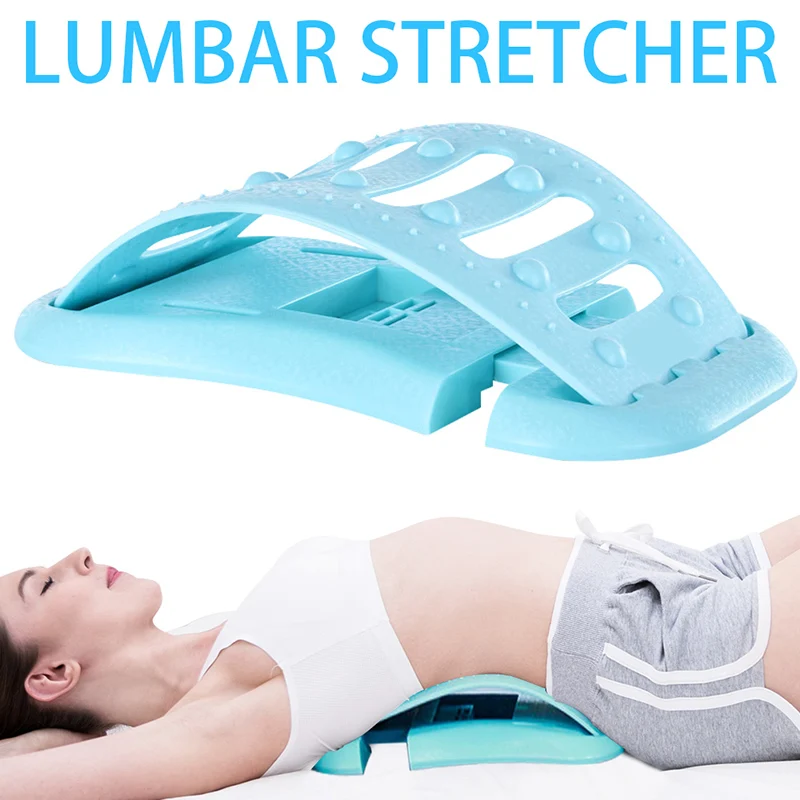 

Back Stretch Equipment Massager Magic Stretcher Fitness Lumbar Support Relaxation Spine Pain Relief Corrector Health Care