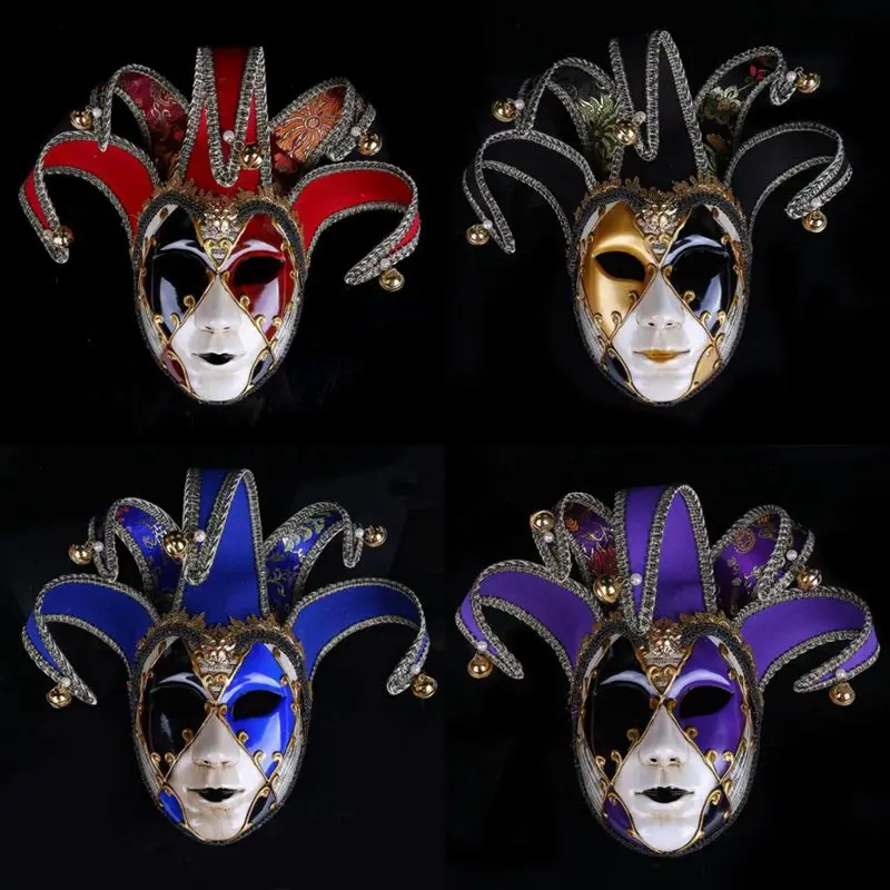 

Venetian Masquerade Mask Halloween Clown Mask Party Event Show Ball Supplies Decoration Cosplay