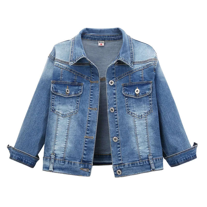 Женская модная куртка с рукавом три четверти новая тонкая короткая высокой