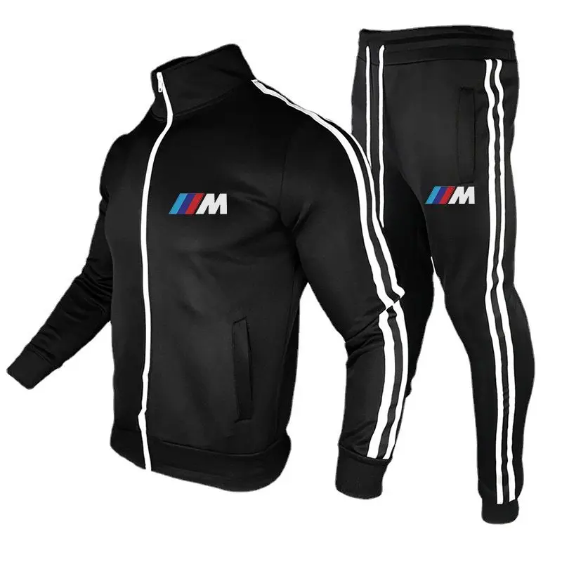 

Комплект спортивной одежды для мужчин, свитшот с капюшоном и штаны, пуловер, худи, спортивный костюм, повседневная мужская одежда, 2 шт., yb