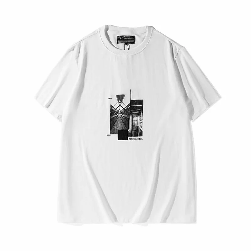 Мужская хлопковая футболка CROXX Techwear с графическим рисунком рабочее пространство