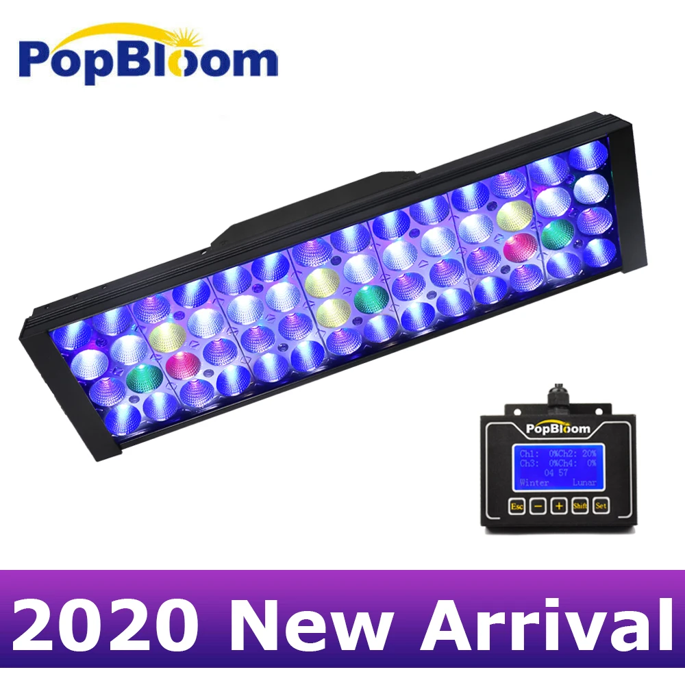 PopBloom морской аквариум светодиодный светильник ing Smart Control аквариумный s для воды