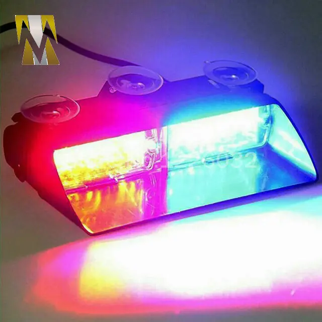 8 светодиодная вспышка лодка автомобиль мигающий Предупреждение аварийного блок