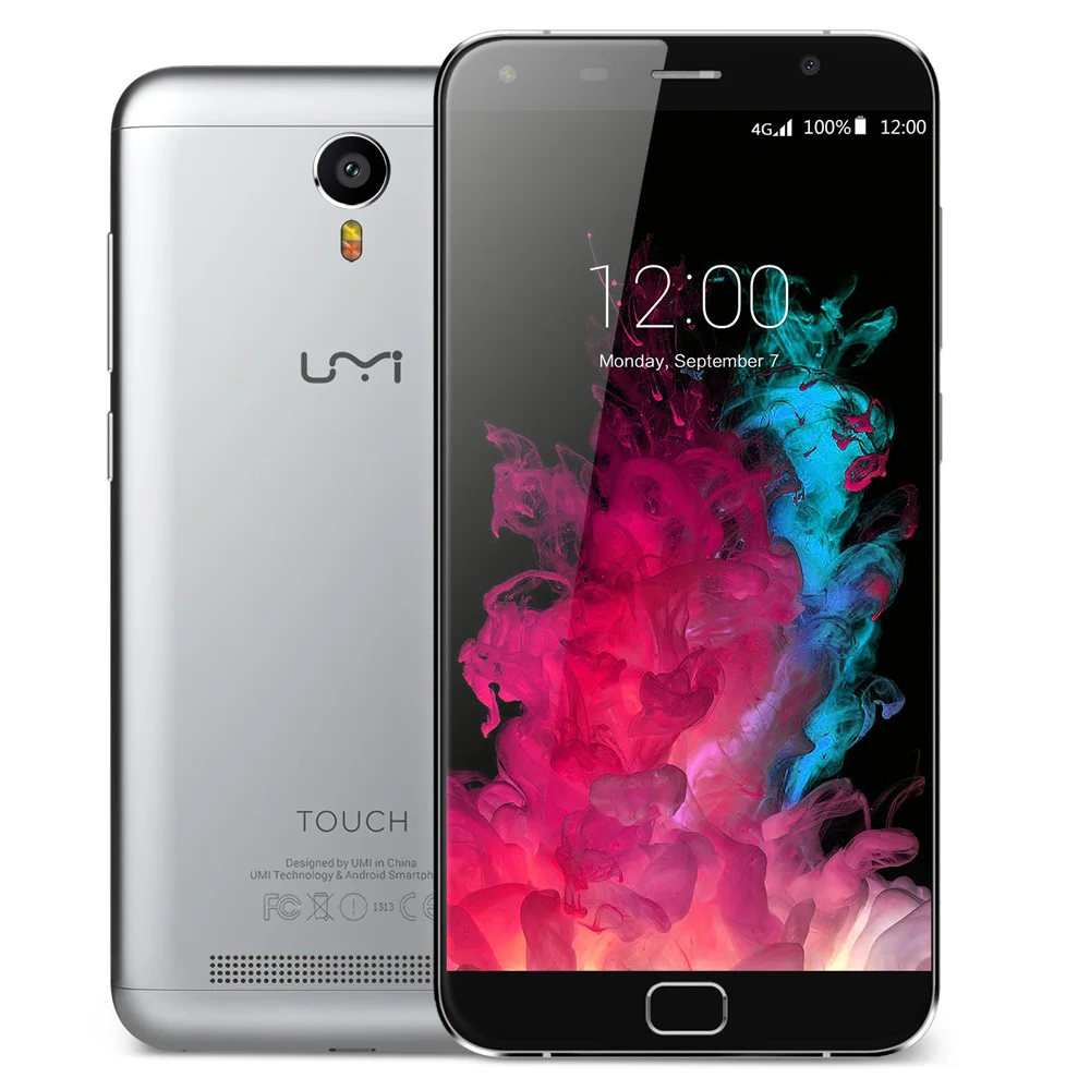 UMIDIGI сенсорный 4G смартфон 5," 2.5D 1920*1080 Android 6 3 Гб 16 Гб 5 Мп+ 13 МП Две камеры отпечатков пальцев OTG двухчастотный WiFi