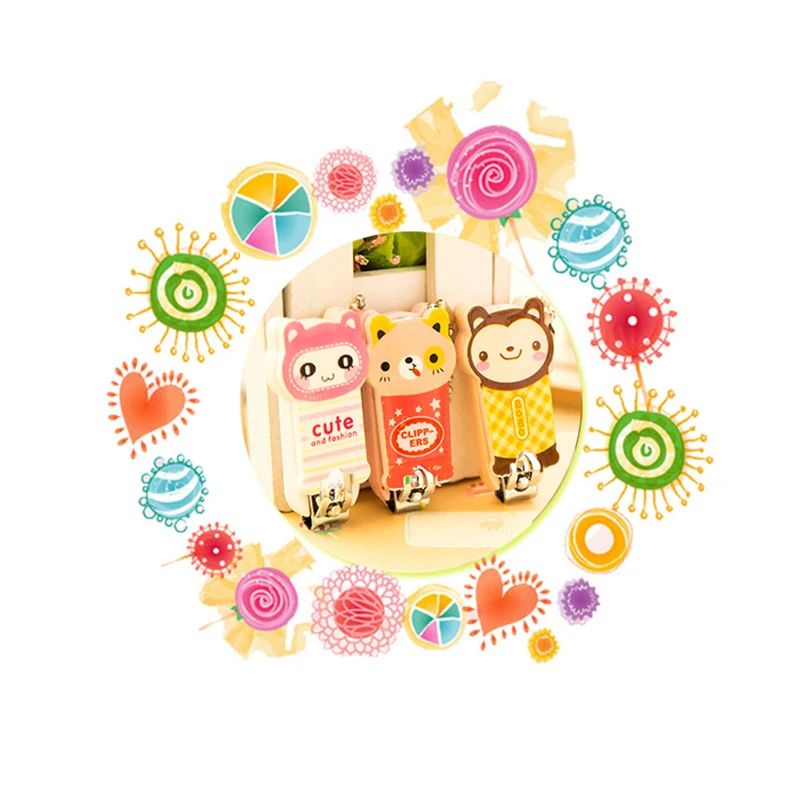 Мультяшная машинка для стрижки ногтей с животным принтом милый триммер собак