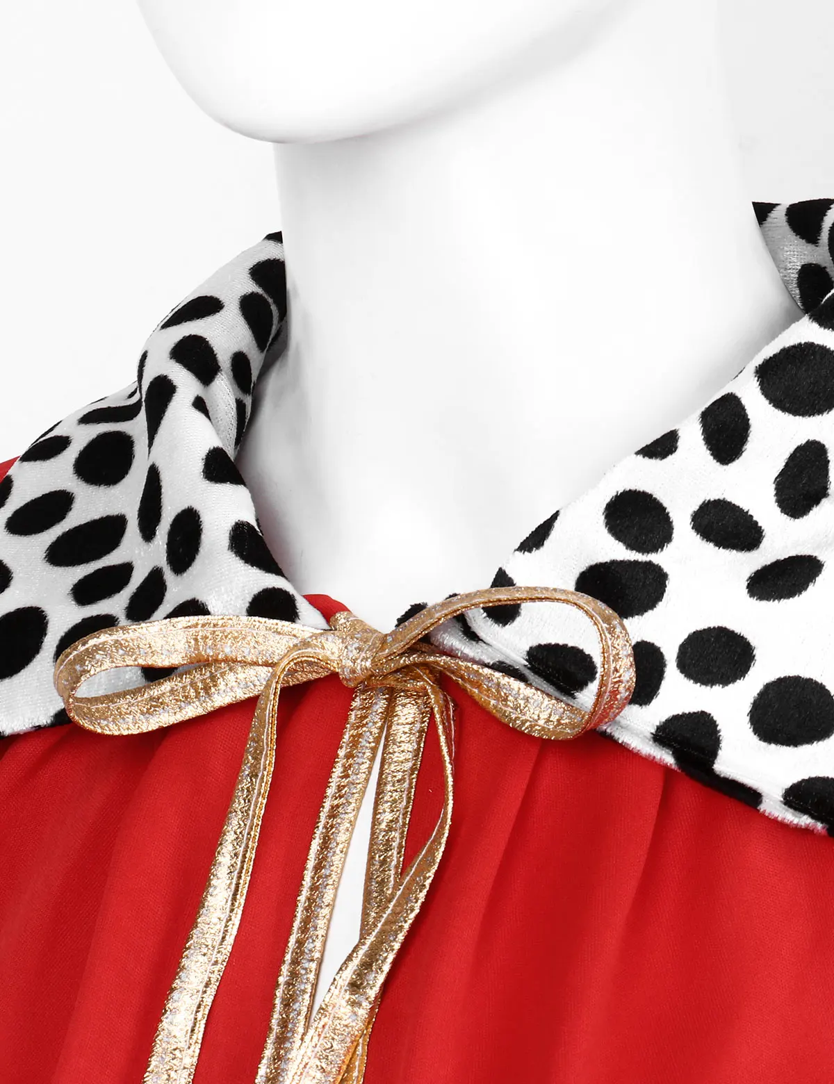 

Unisex Adults Leopard Print Collar Gold Trim Royal Long Cloak for Halloween Cosplay Party Costume Dress Up Props