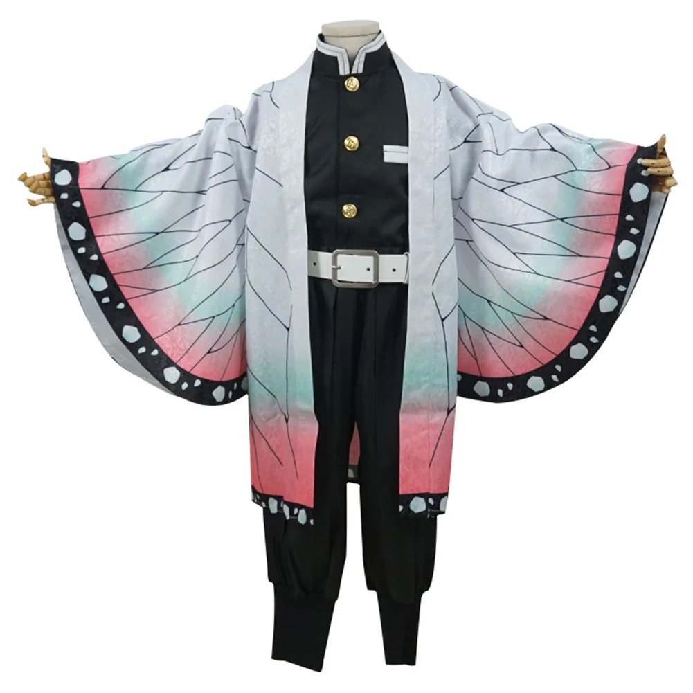 

NEW Kids Children Demon Slayer Cosplay Kochou Shinobu Agatsuma Zenitsu Cosplay Custome Halloween Carnival Uniform Outfits
