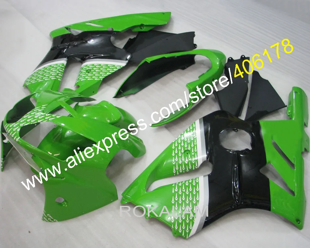 

For Ninja Fairing ZX-12R 02-06 ZX 12R 2002 2003 2004 2005 2006 ZX12R ABS Green Black Fairing For Sale (Injection molding)