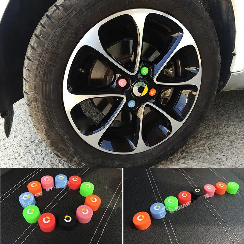 Винтовая Крышка Ступицы автомобильного колеса колпачки для гайки Smart Fortwo Forfour 453