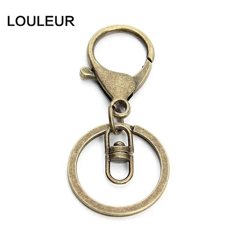 LOULEUR 5 шт./лот античная бронза KC золото Цвет Омаров застежки крючки ключи цепочки Ключи Кольца Винтаж DIY ювелирные изделия материал фурнитура