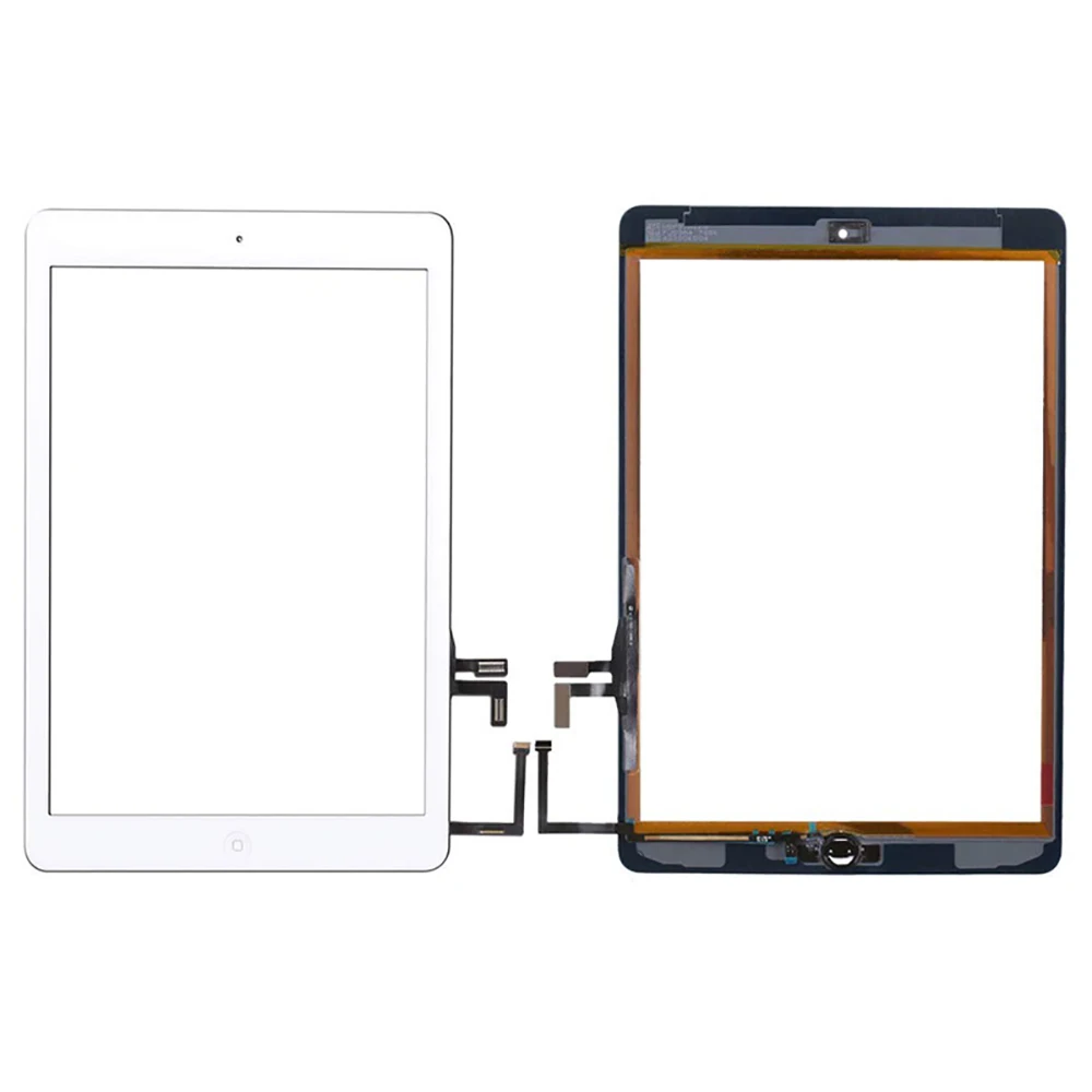 50 шт. сенсорный экран для iPad 5-го A1822 A1823 дигитайзер внешняя панель переднее стекло