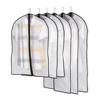 Прозрачный чехол для одежды, пылезащитный чехол для одежды, костюма, пальто, органайзер, чехол для домашнего гардероба, защитный чехол для хранения LU002