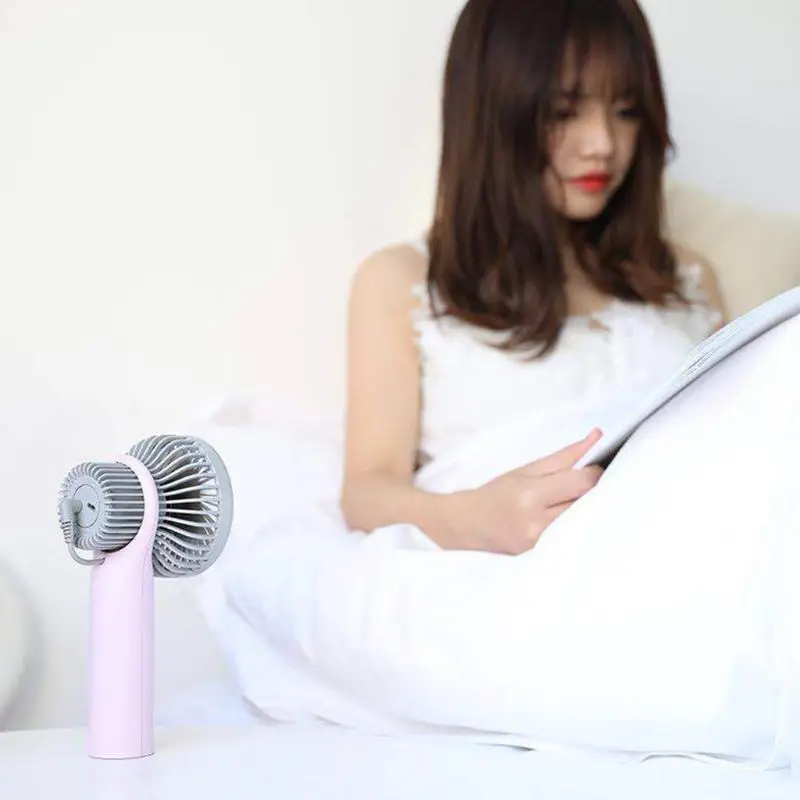 

Mini USB Fan Portable Handheld 7 Blades Rechargeable 1500mAh Battery Handy Air Cooling Fans for Outdoor Home U1JE