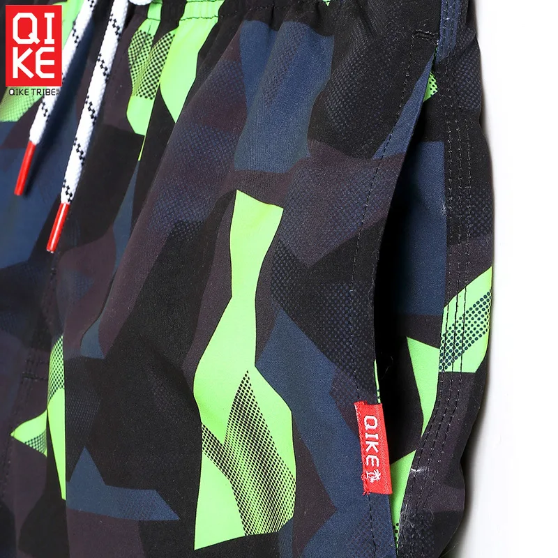 

Quick drying mens swim surf beach board shorts Geometric print Breathable swimming wear trunks swimsuit boxer run Bathing Suit