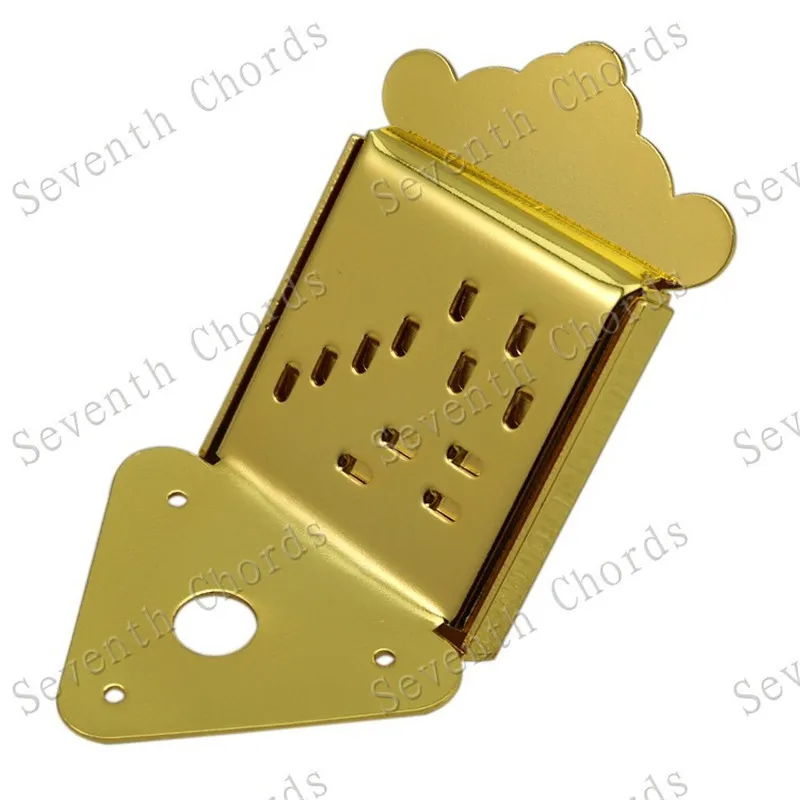 1 шт. Серебро Хром черного и золотого цвета Бридж для Мандолины хвостовой с