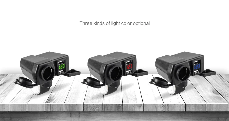 Мотоцикл Скутер модификация автомобиля аксессуары Интеллектуальный двойной USB