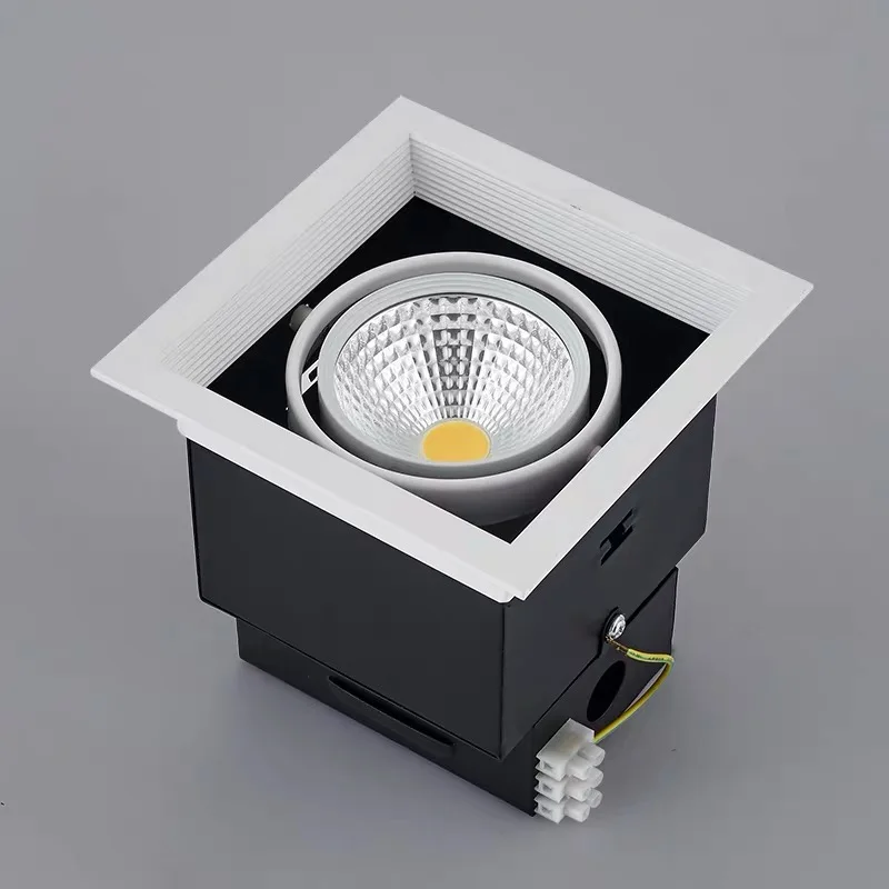 MR16 10W 20W 30W COB даунлайт с регулируемой яркостью теплый белый натуральный белый холодный белый утопленный светодиодный точечный потолочный светильник