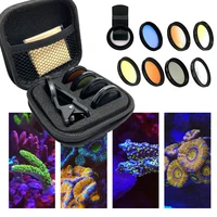 fish tank mobile phone camera lens filter 4 in 16 in 17 in 1 filter coral reef aquarium photography