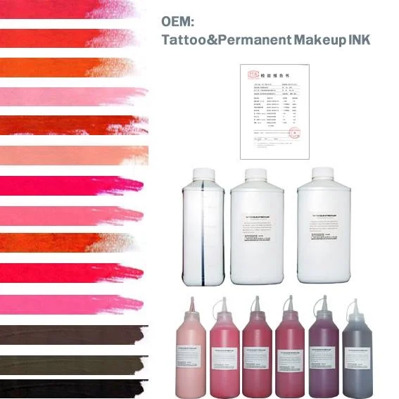 

Пигмент для перманентного макияжа/Чернила для татуировок OEM Частный логотип