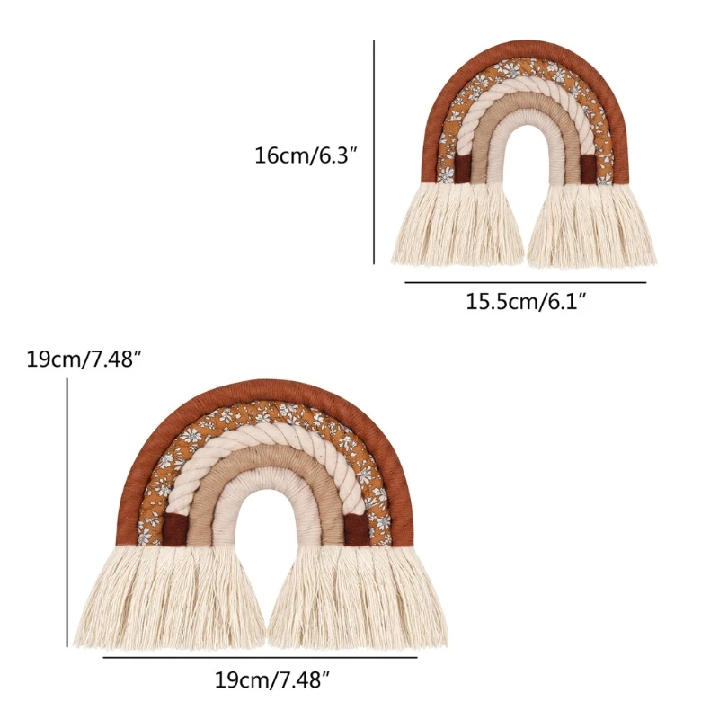 

C5AA Nordic Wall Hanging Ornament Rainbow Room Decoration Living Room Home Decor