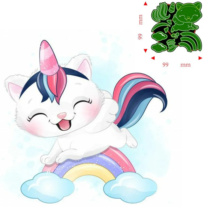 

Металлические Вырубные штампы животные кошка Скрапбукинг искусственное тиснение