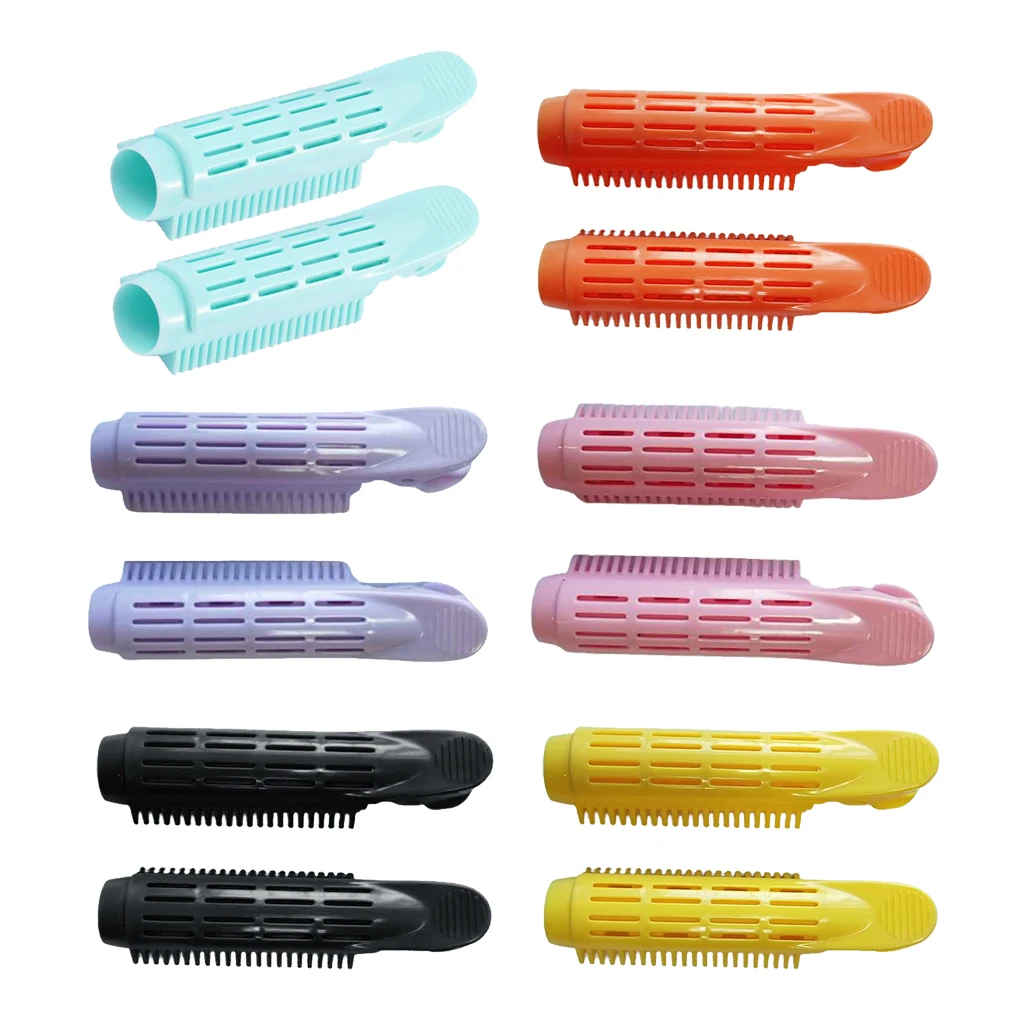 

1 пара Салон парикмахерские Ro-ot бигуди Ролики с зажимами, Применение этих ролики не оказывают негативного воздействия ваши волосы