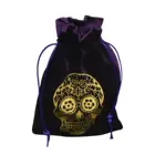 Бархатная сумка для хранения карт с пентаграммой, таро, Оракл, руны, созвездия, гадания, аксессуары, ювелирные изделия, игральные кости, упаковка на шнурке