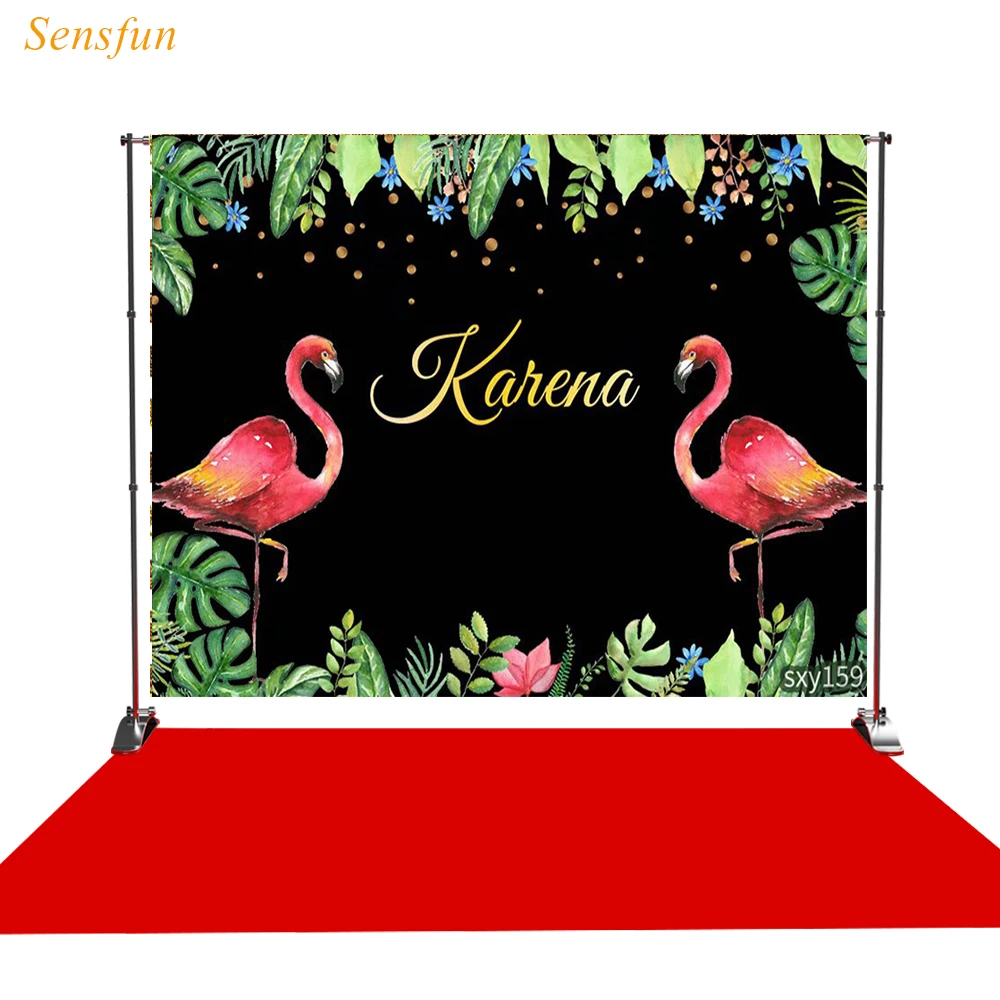 LEVOO фон для фотосъемки Пальма Фламинго тропические джунгли день рождения