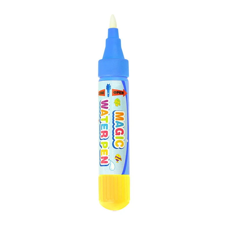 Water Pen Волшебная водная книга для рисования многоразовые раскраски каракули с волшебной ручкой мультяшная живопись доска для рисования для детей обучающие игрушки - Цвет: Water Pen
