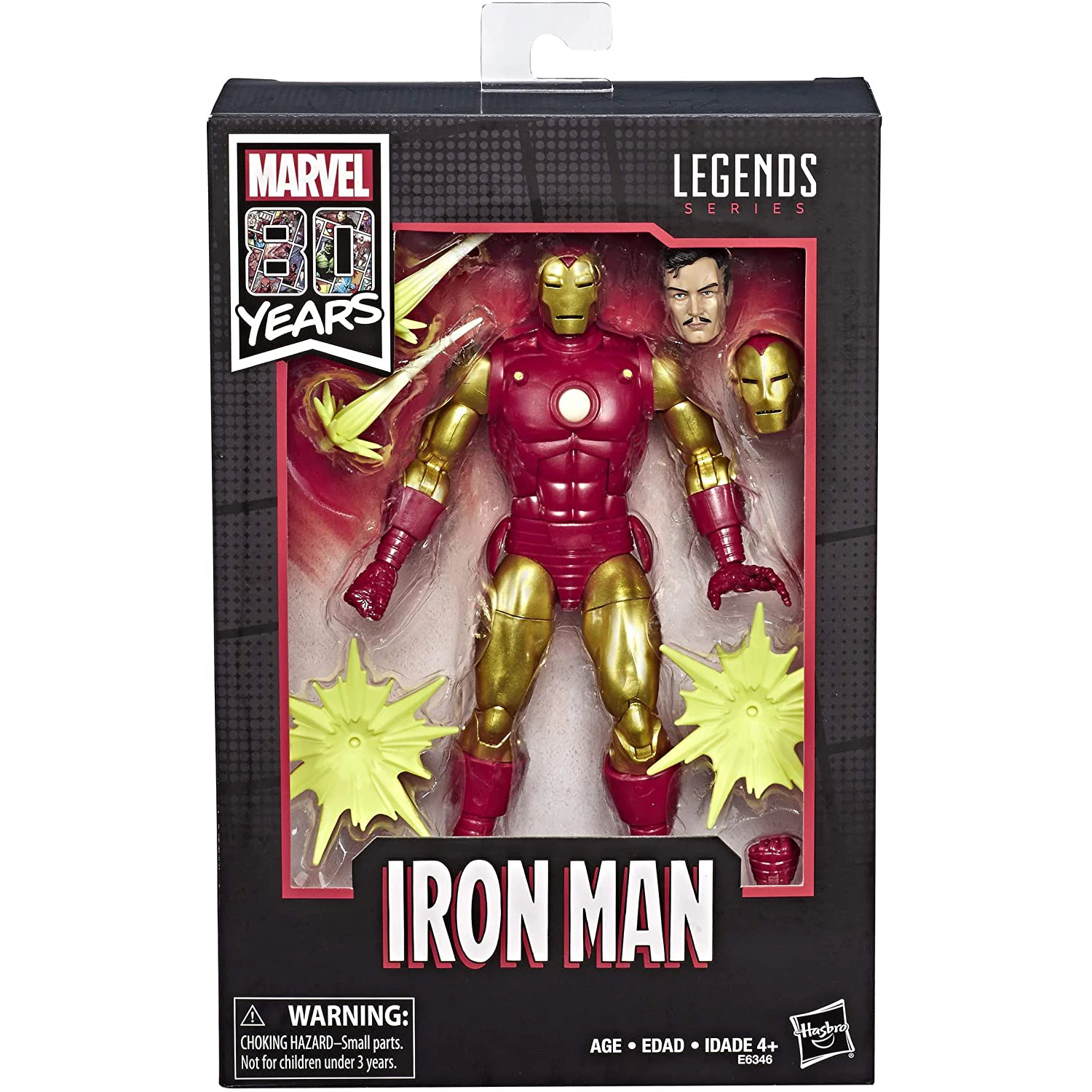 

6-Inch Hasbro Marvel Legends Comics 80th Anniversary Iron Man Series Vintage Comic-Inspired Limit Collect Action Figure Kids Toy