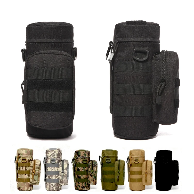 

Военная Сумка для чайника Molle, тактический рюкзак, армейская сумка для бутылки с водой, уличная сумка для охоты, походов, поясная сумка для ча...
