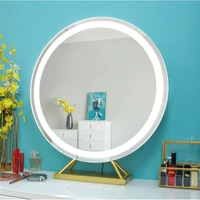 hd round makeup mirror desktop led light large dressing mirror for bedroom decorative fill light dressing table mirror for girl