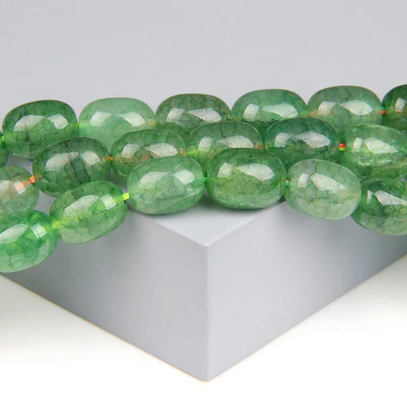 Зеленые Бусины-разделители из искусственного агата 10 х1 4 мм | Украшения и