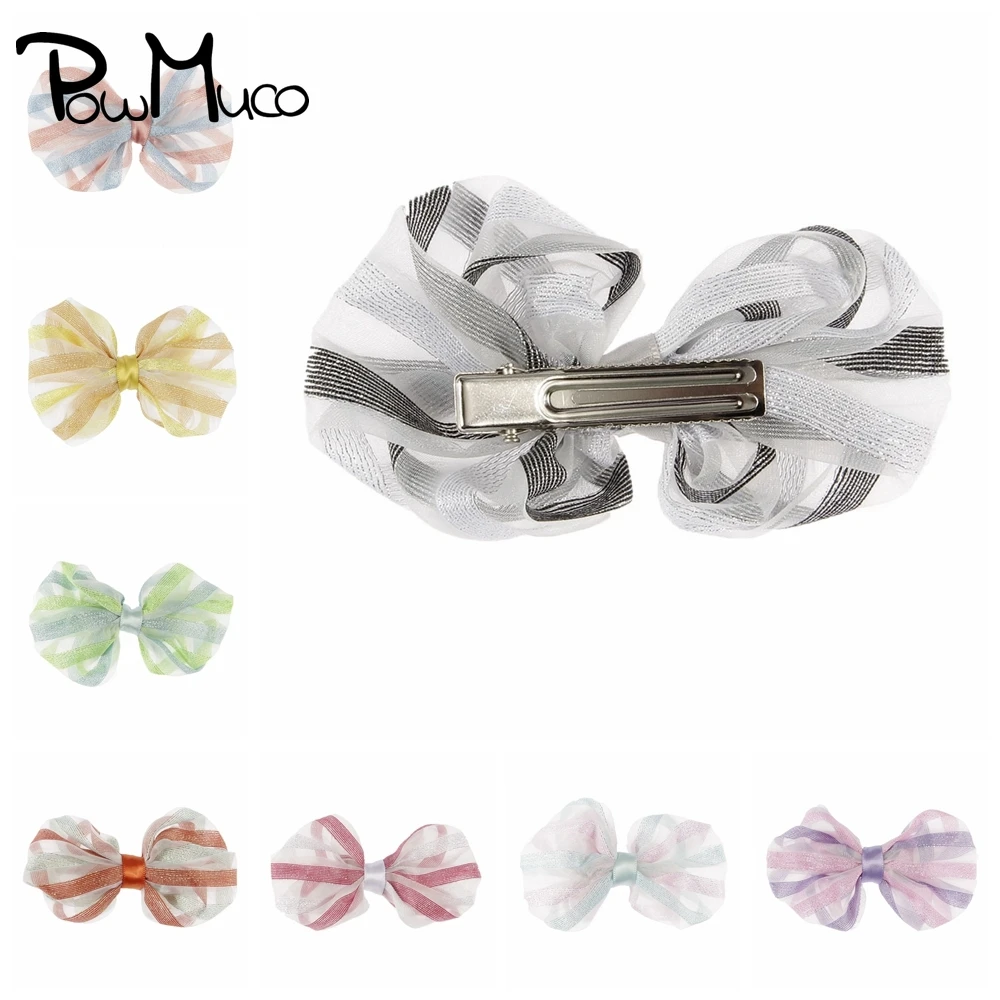 

Powmuco 5 шт./лот 12 видов цветов модные туфли ручной работы с бантом для младенцев челка заколки платье маленькой принцессы в полоску повязка на ...