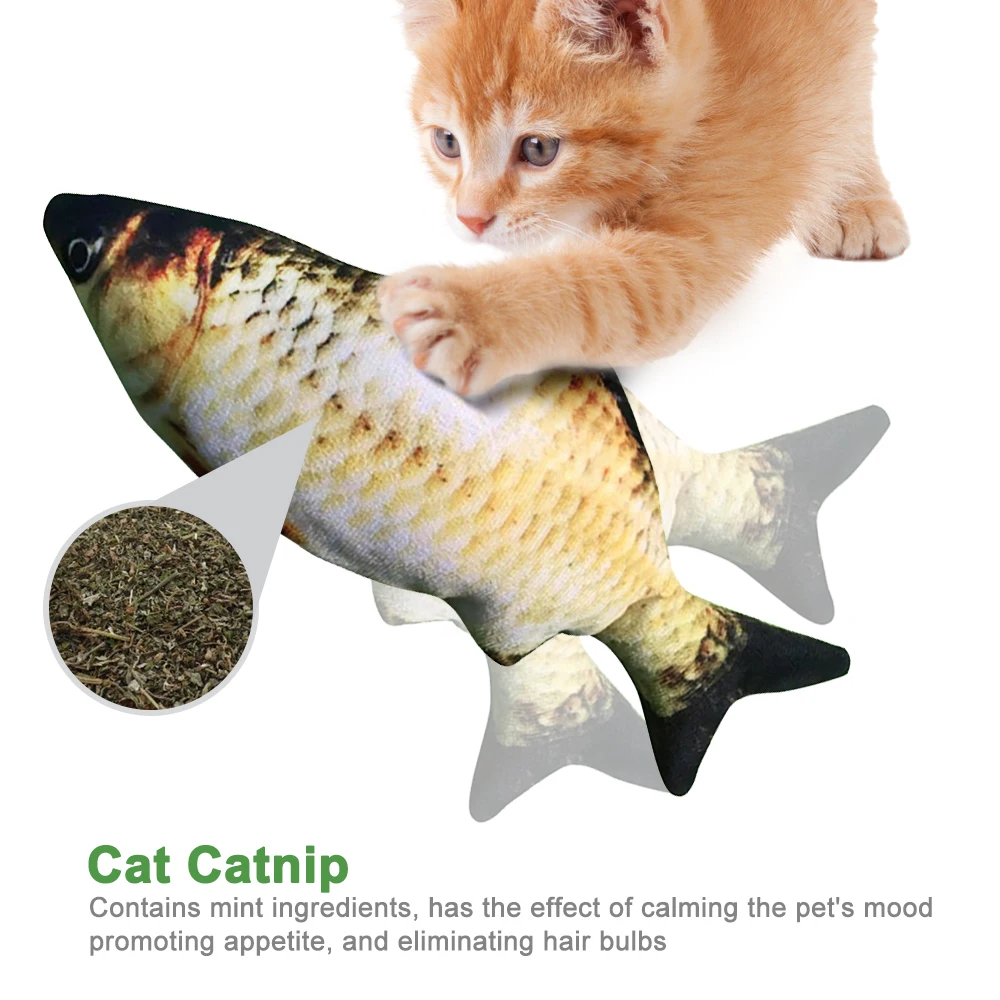 30/34 см электронный питомец кошка моделирование игрушечная рыбка USB Батарея