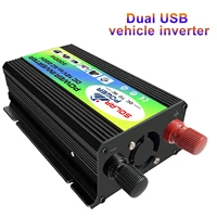 new 3000w 12v 220v110v led ac car power inverter converter charger adapter inversor dual usb transformer modified sine wave