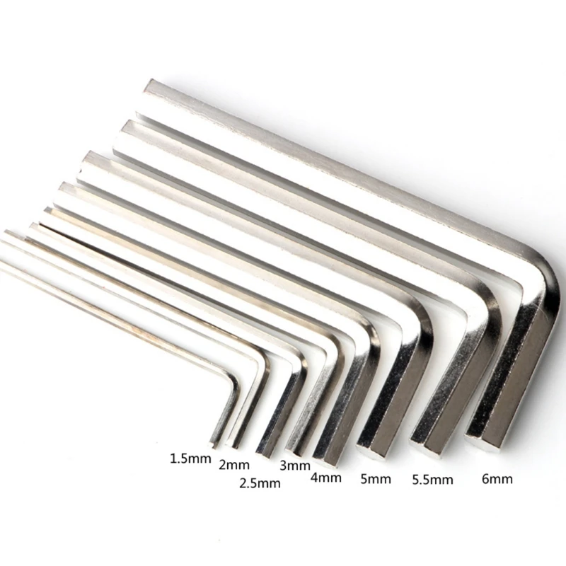 

8pcs Allen Key Hexagon Wrench Tools Set Steel Spanner Screwdriver Kits 1.5mm-6mm Bicycle Cycling Repair Tools