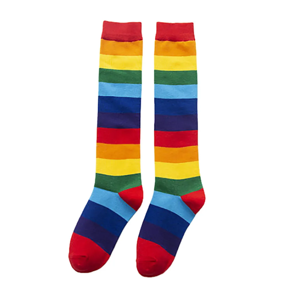 Гольфы женские 1 пара облегающие носки с бахромой выше колена для девочек