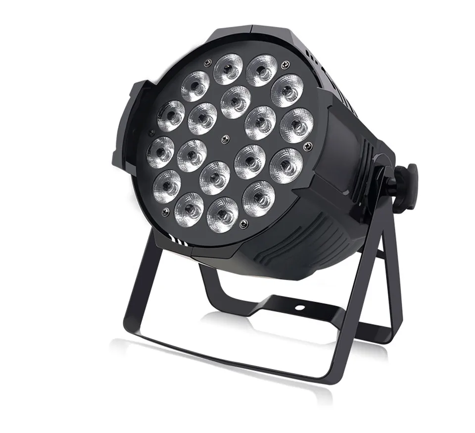 Dj di illuminazione 18x18 Вт rgbwa uv 6in1 led par luce guscio In lega Alluminio|rgbwa 6in1|led parrgbwa |