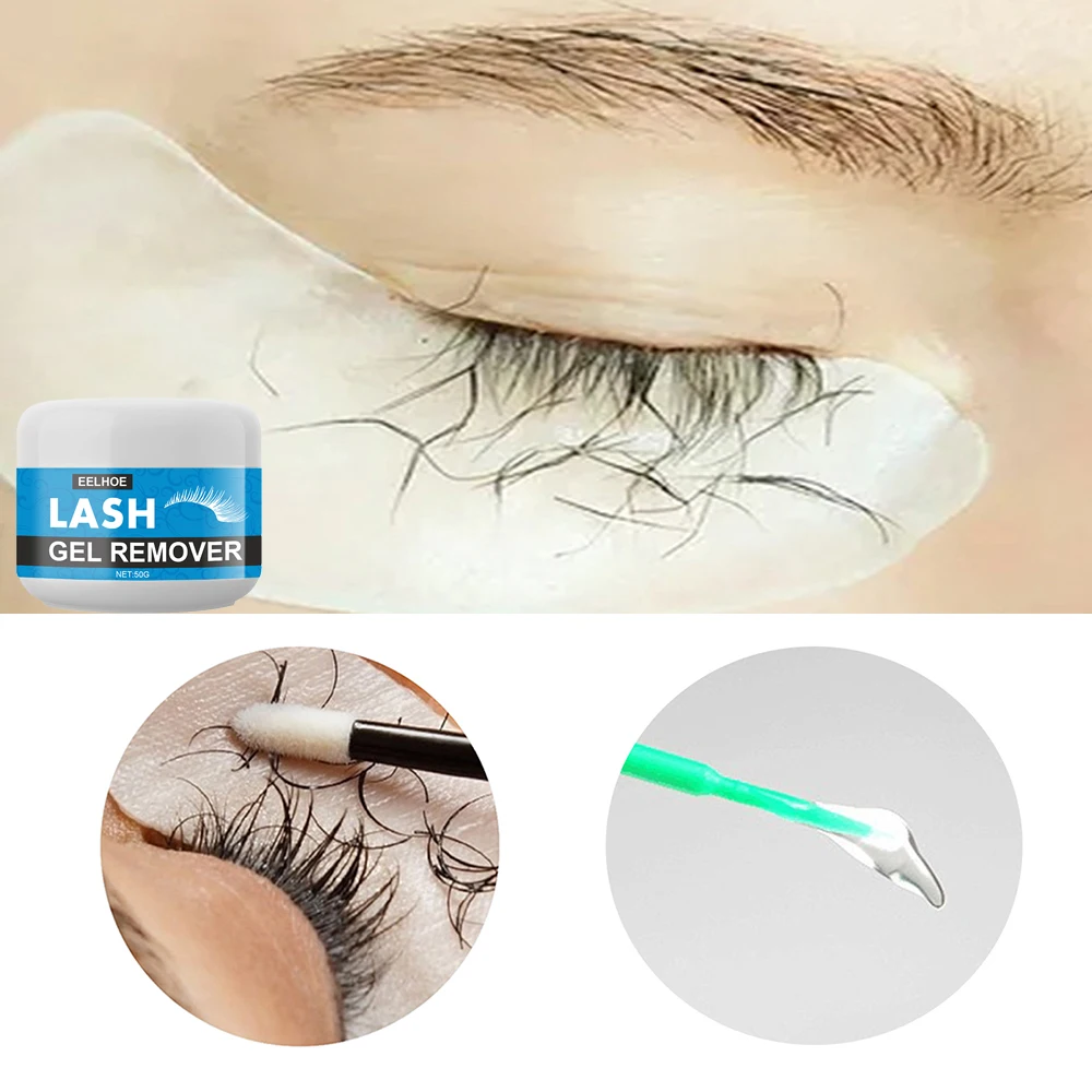 

10/20/30/50g Gentle Eyelash Glue Remover Cream for Eyelash Extensions No Irritating Lash Cleaning Fragrancy Remover Makeup Tools