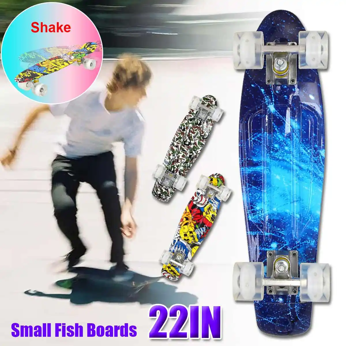 

Детский скейтборд, Лонгборд, четырехколесный скейтборд, скутер, колесо, двойной скейтборд, Кленовый Скейтборд для детей, спортивный, 22 дюйма