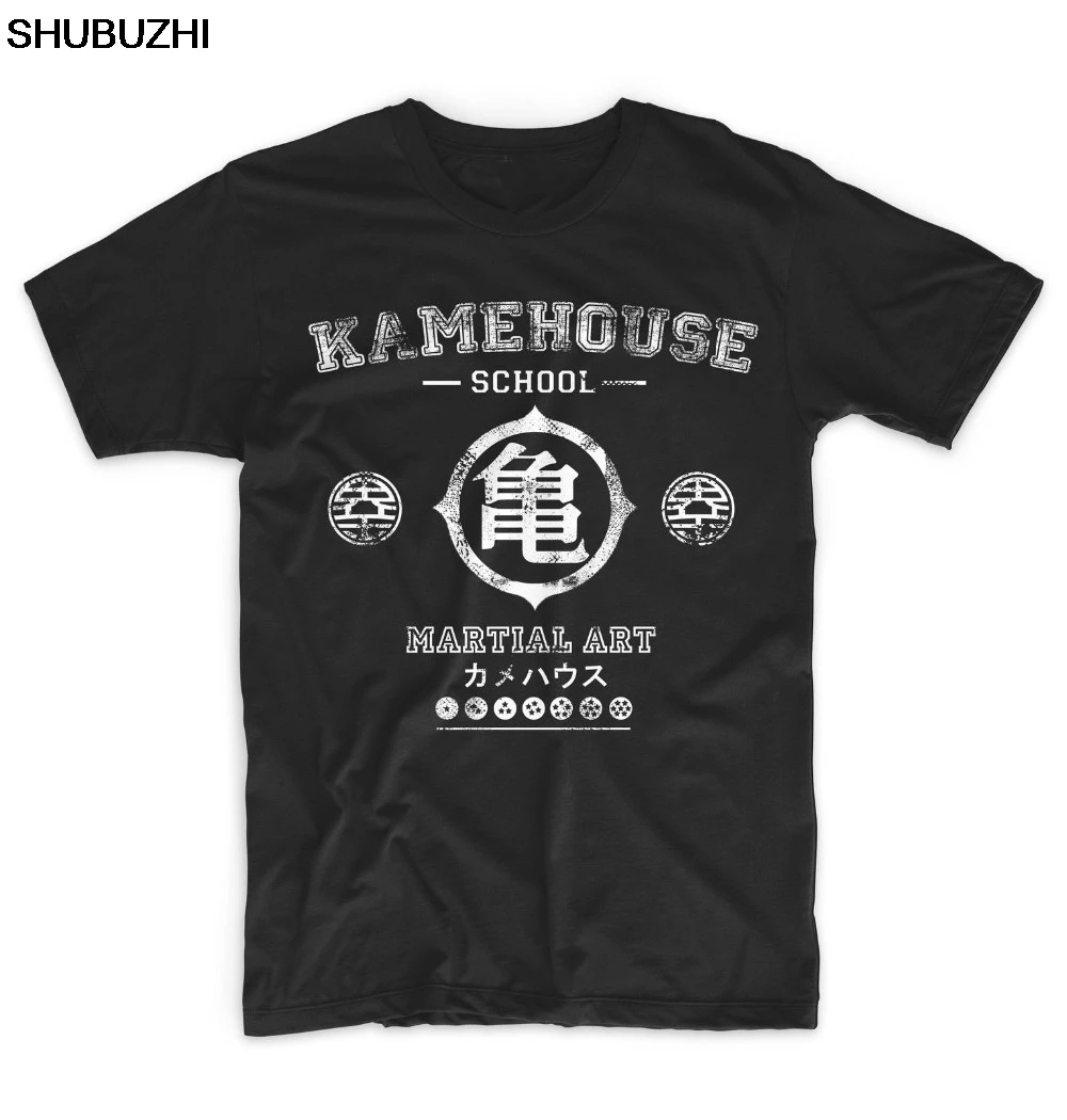 Kamehouse футболка Goku Dragon Ball Train To Go Super Saiyan Gym Ssj Vegeta брендовая Хлопковая мужская Базовая футболка для фитнеса - Цвет: black