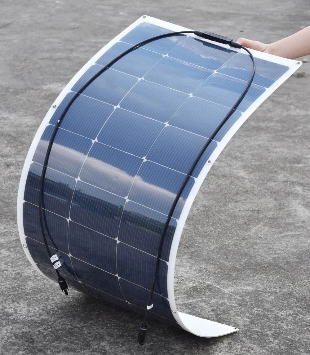 200 Вт Подлинная солнечная система эффективный полу Гибкий 2шт 16В 100 Солнечная