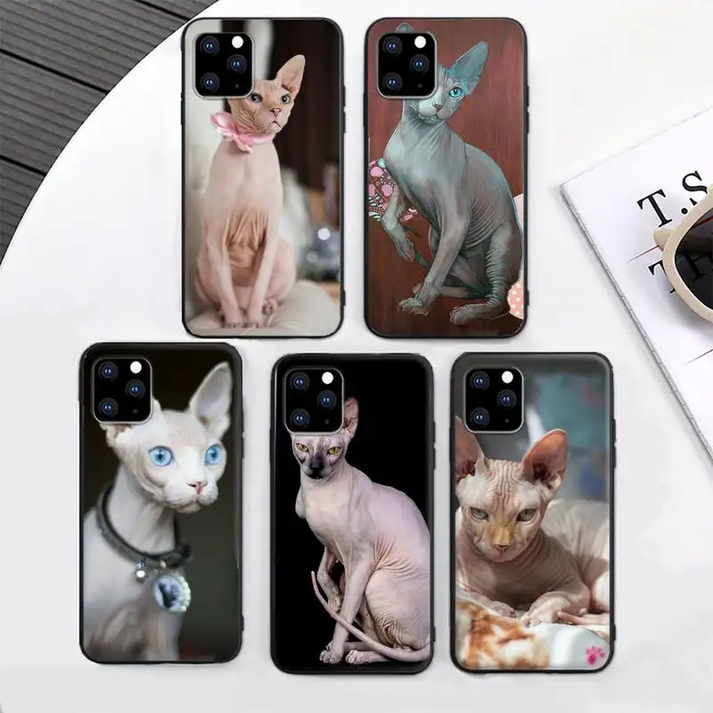 

Tattoo Sphinx Cat Phone Case for Apple iPhone 5 5S 6 6S 7 8 11 12 x xr xs se max pro plus mini 2020 Fundas cover